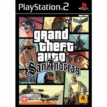 PS2 Grand Theft Auto - San Andreas (used)