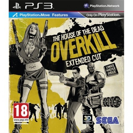 PS3 House of the Dead:Overkill - Extended C (used)