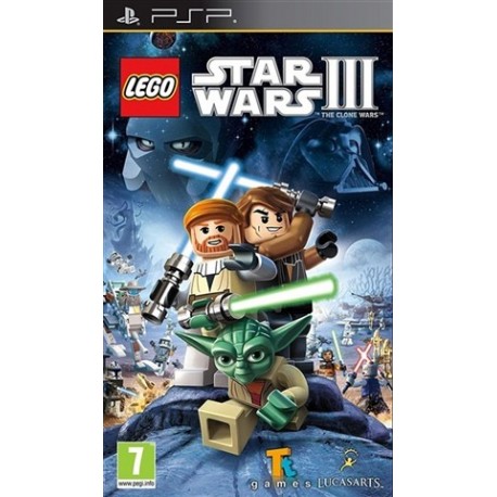 PSP Lego Star Wars 3: The Clone Wars (used)