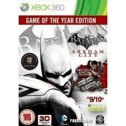 Batman Arkham City Game of the Year Edition XBOX 360 Game (Used)