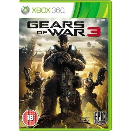 Gears Of War 3 XBOX 360 Game (Used)
