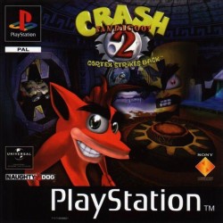 PS1 CRASH BANDICOOT 2 CORTEX STRIKES BACK (USED)