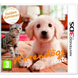 3DS Nintendogs & Cats Golden Retriever (used no manual)