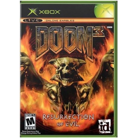 Doom 3 Resurrection of Evil XBOX (used cd only)